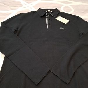 Men's Long sleeved Burberry polo